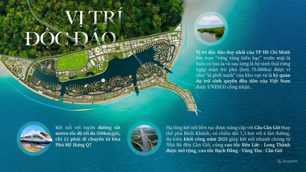 Vị trí quy hoạch dự án vinhomes green paradise cần giờ